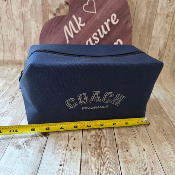 Coach Blue Fragrance Cosmetic Bag NWOT - Picture 2 of 7